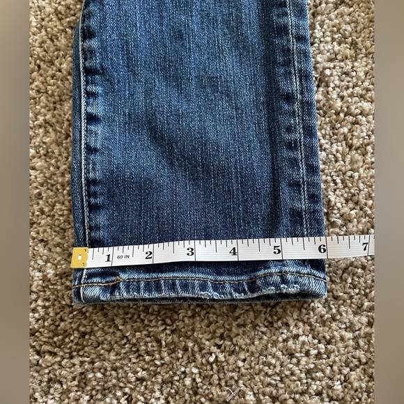 AG Adriano Goldschmied Ex Boyfriend Sloughy Slim Jeans Womens 25 R Ripped Grunge - Picture 16 of 16